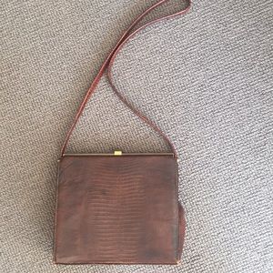 Alligator purse vintage 1955